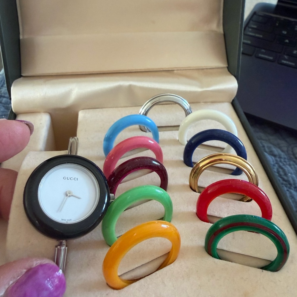 Sold Vintage Gucci Bangle Watch Bezels